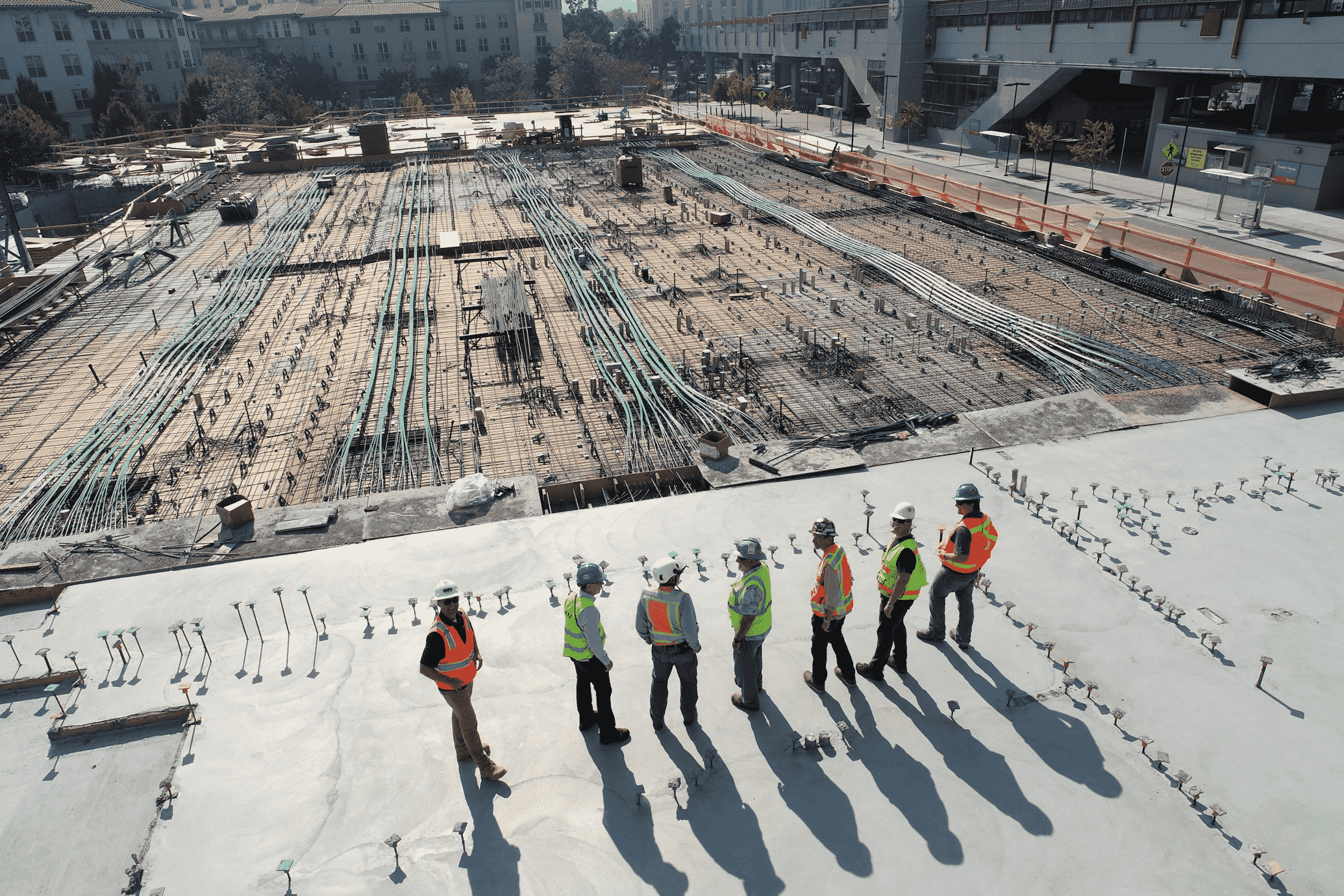 Project manager reviewing material specifications